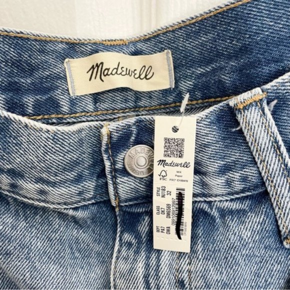 Madewell Low-Rise Baggy Straight Jean Size 32 - Picture 10 of 16